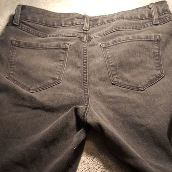 17/21 Jeans /light wash black /10/stretch/3 pockets/straight leg - Picture 7 of 12